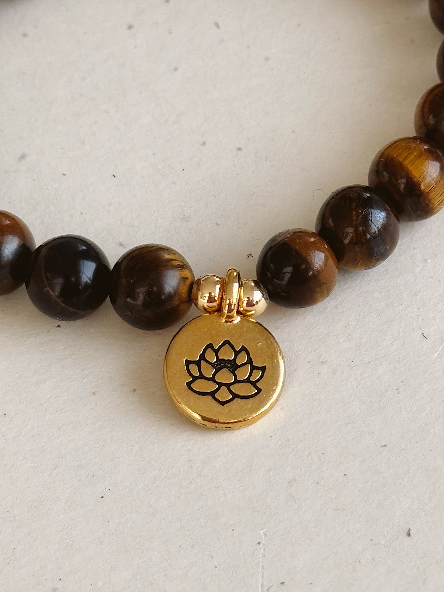 Bloom Gracefully - Tiger Eye Bracelet - 8mm image 2