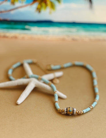 “Blue magic” necklace image 1