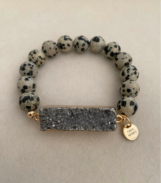 Dalmatian Jasper bracelet image 0