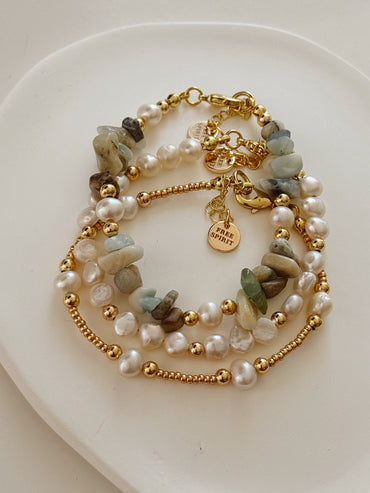 Dewdrop Essence - set of two bracelets image 1