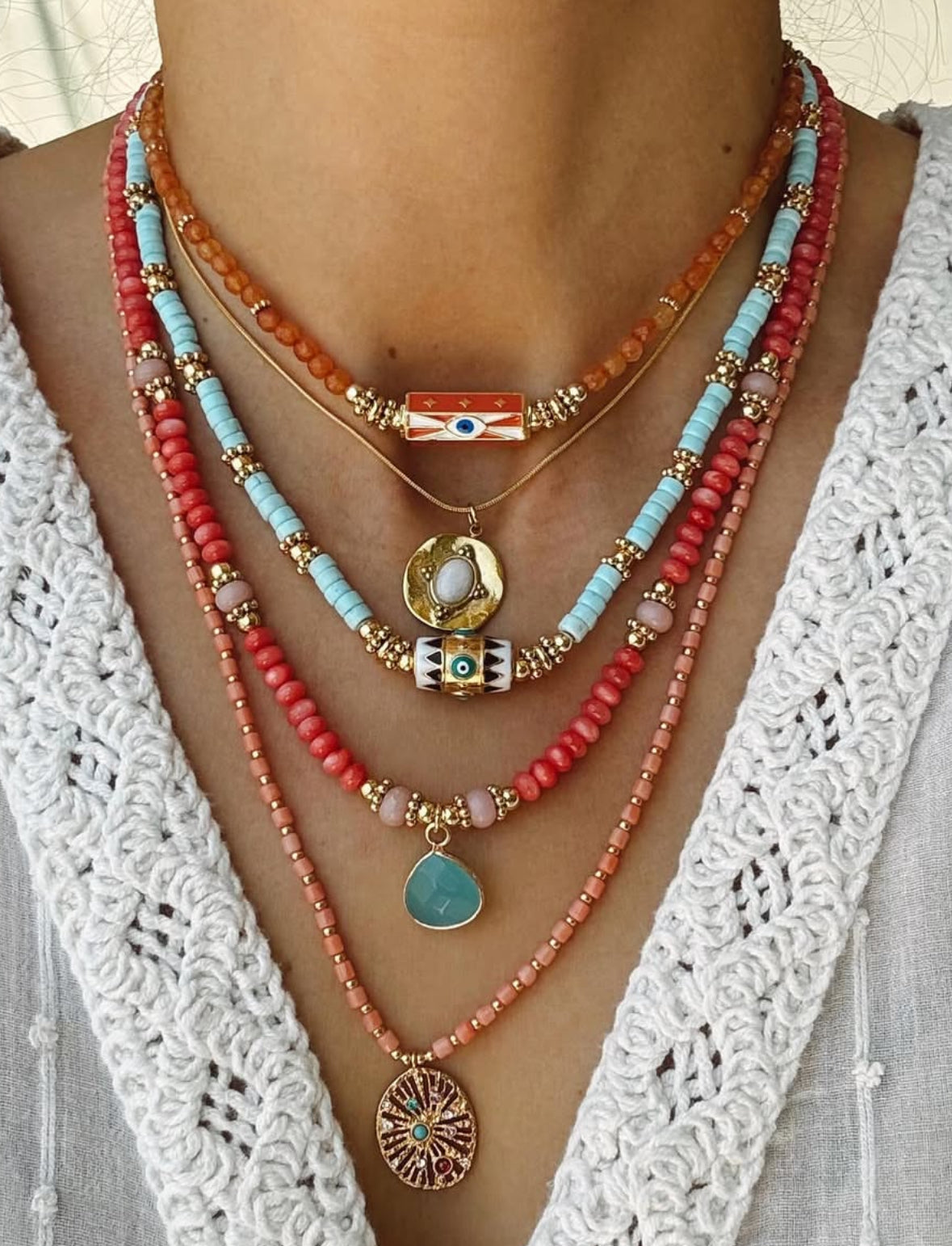 “Blue magic” necklace image 0