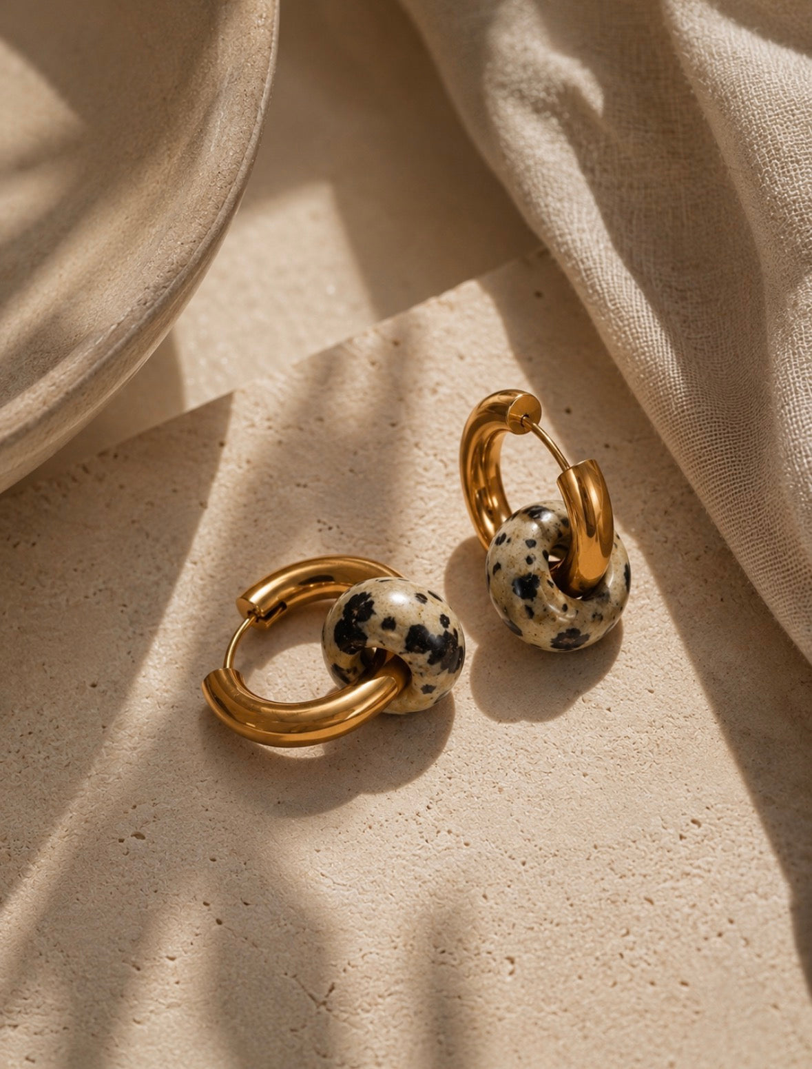 Riviera earrings - jasper