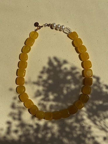 Solar Glam Statement Necklace