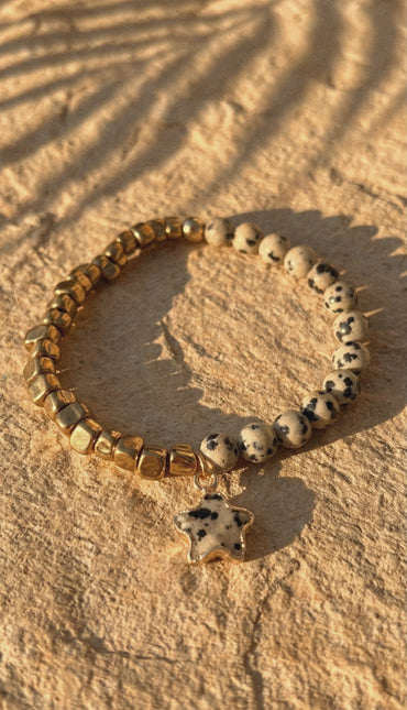 Dalmatian Star Bracelet