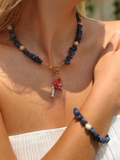 Lapis Lazuli Murano set image 0