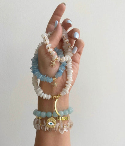 Moonstone Starfish bracelet  image 1