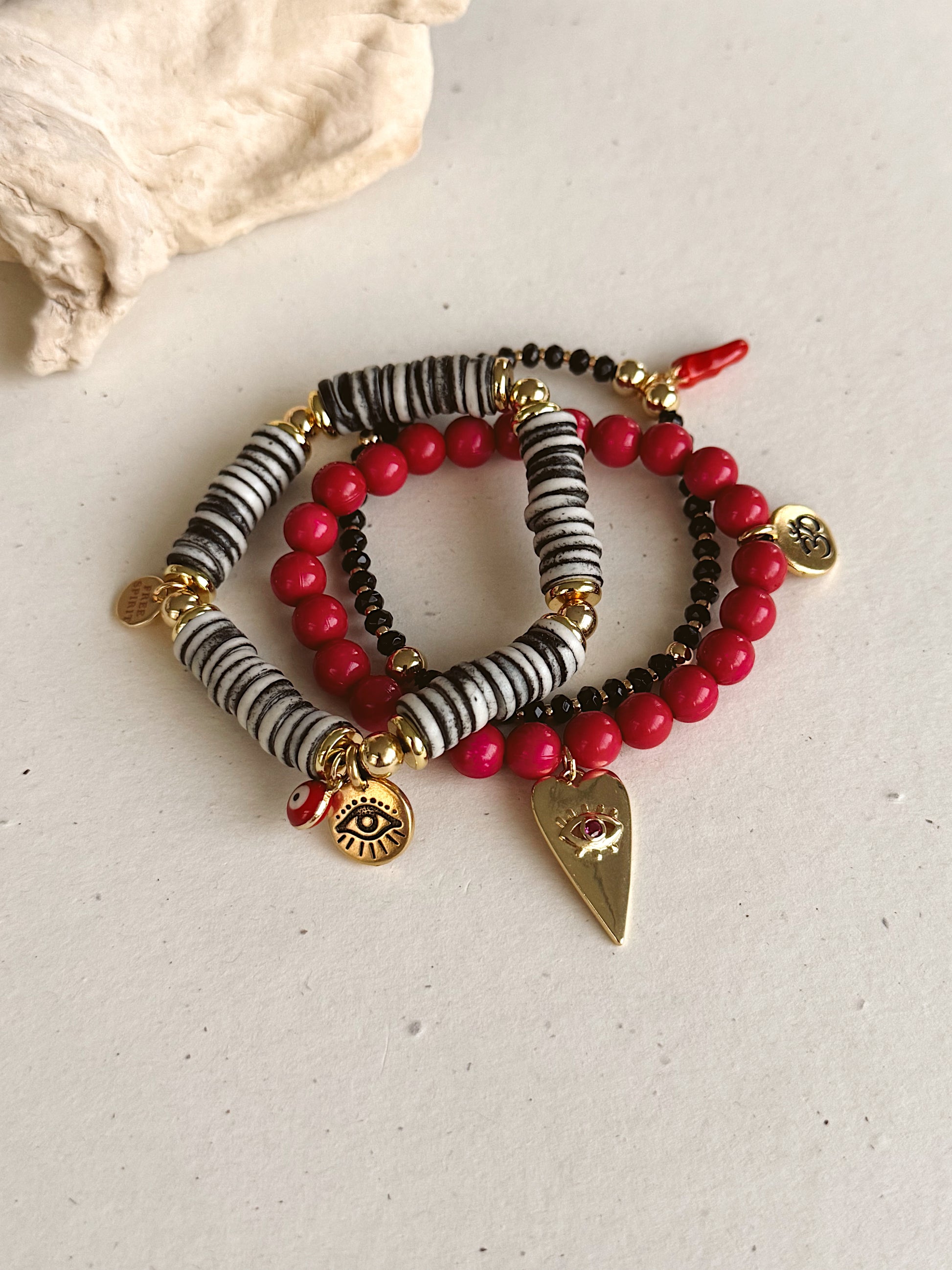 Eye of the Tribe - set of 3 bracelets image 0