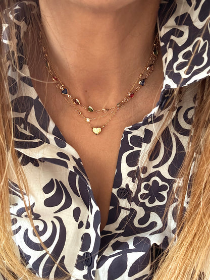 Rainbow Hearts set - necklace & bracelet  image 2