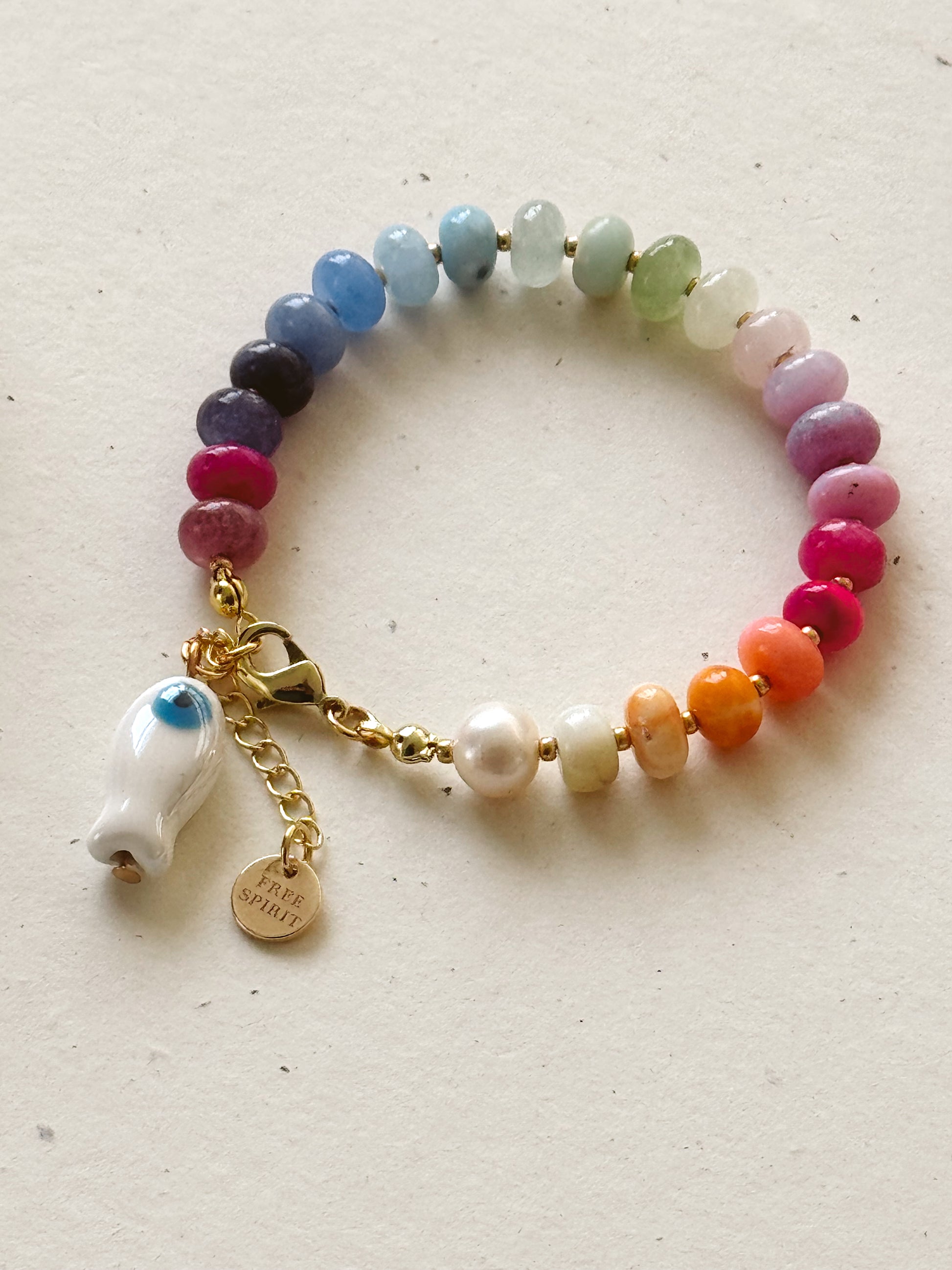 Candy Summer bracelet - natural stones  image 1