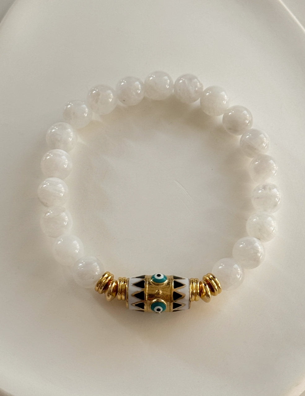 Lunar Guardian bracelet - moonstone  image 1