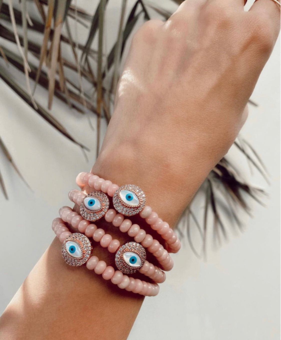 Pink eye bracelet  image 0