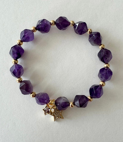 Cosmic Girl - amethyst bracelet  image 1