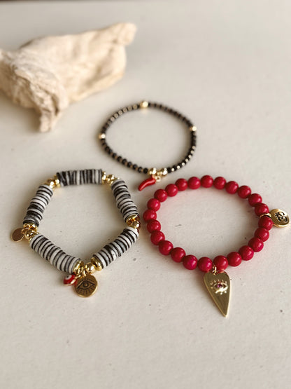 Eye of the Tribe - set of 3 bracelets image 2