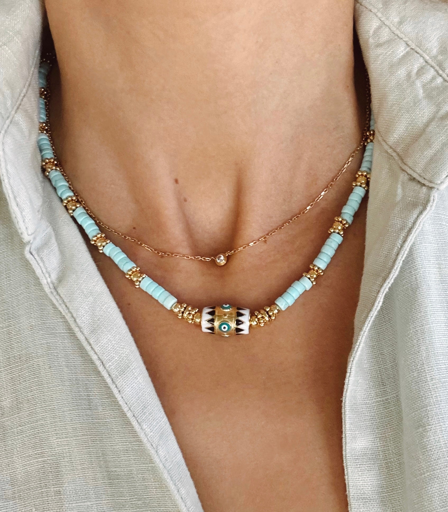 “Blue magic” necklace  image 2