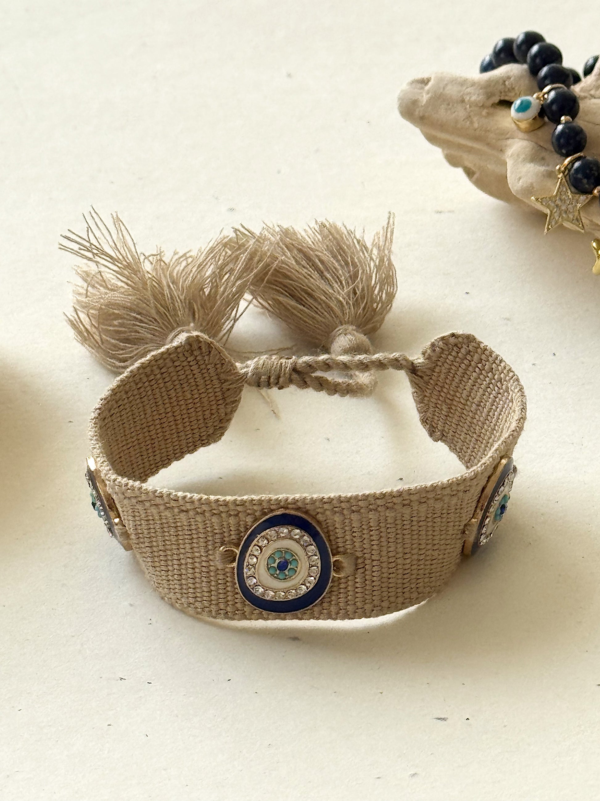 Lapis Lazuli charm set of 2 bracelets  image 3