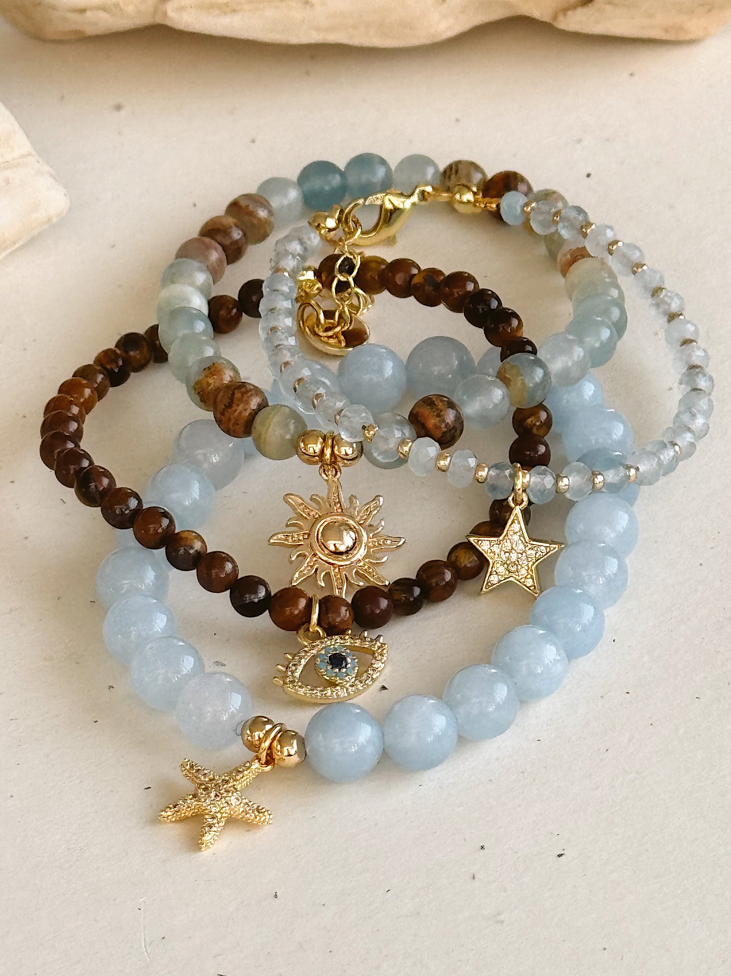 Power and protection - Tiger Eye bracelet - 4mm image 3