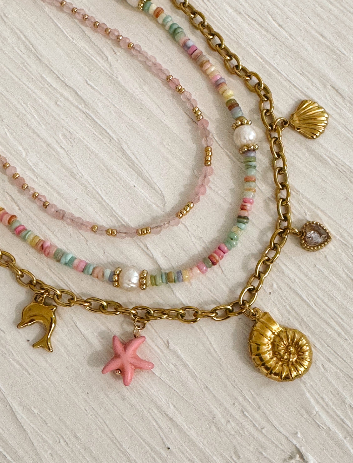 Tropical rainbow necklace  image 2