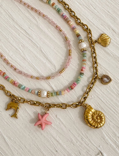 Tropical rainbow necklace  image 2