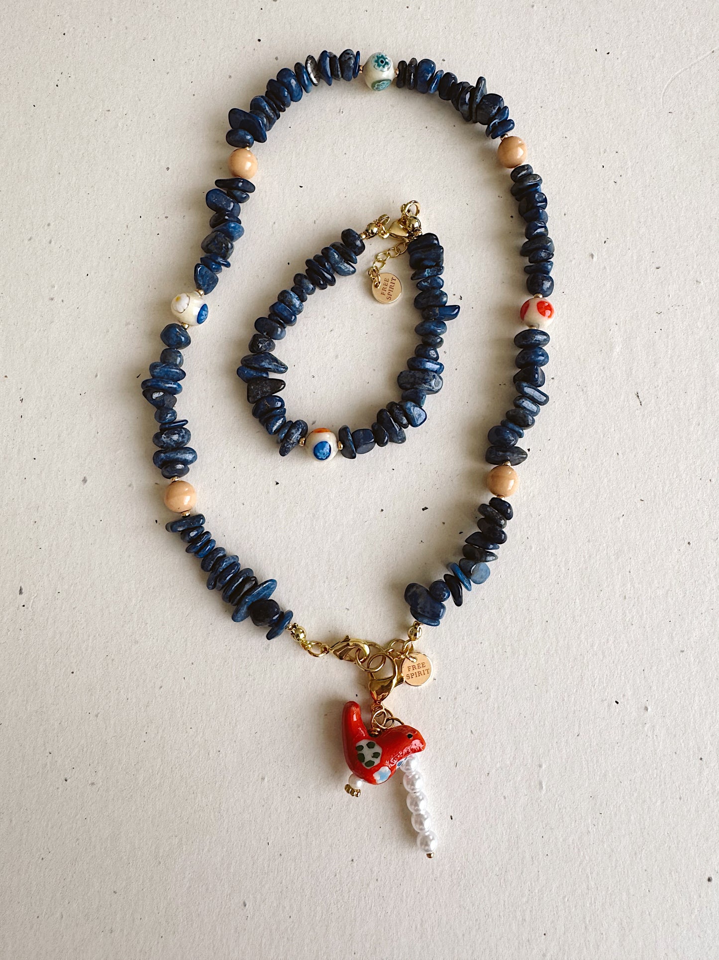 Lapis Lazuli Murano set image 2