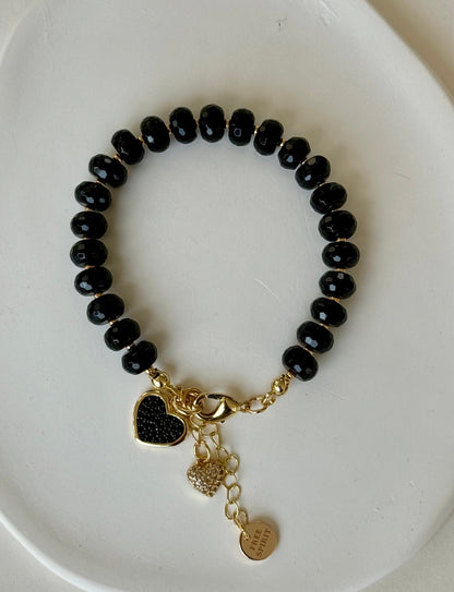 Body and Mind Protector - black Onyx - 18k plated image 0