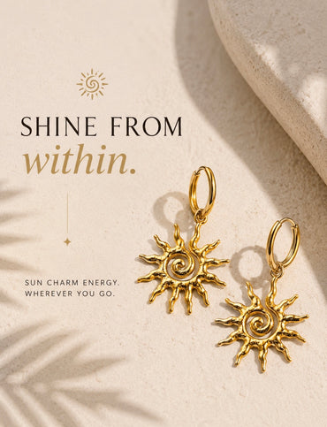 Sun kissed earrings