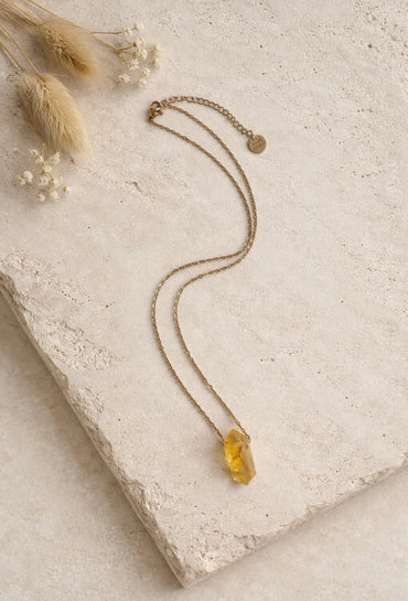 Golden Light necklace - Citrine