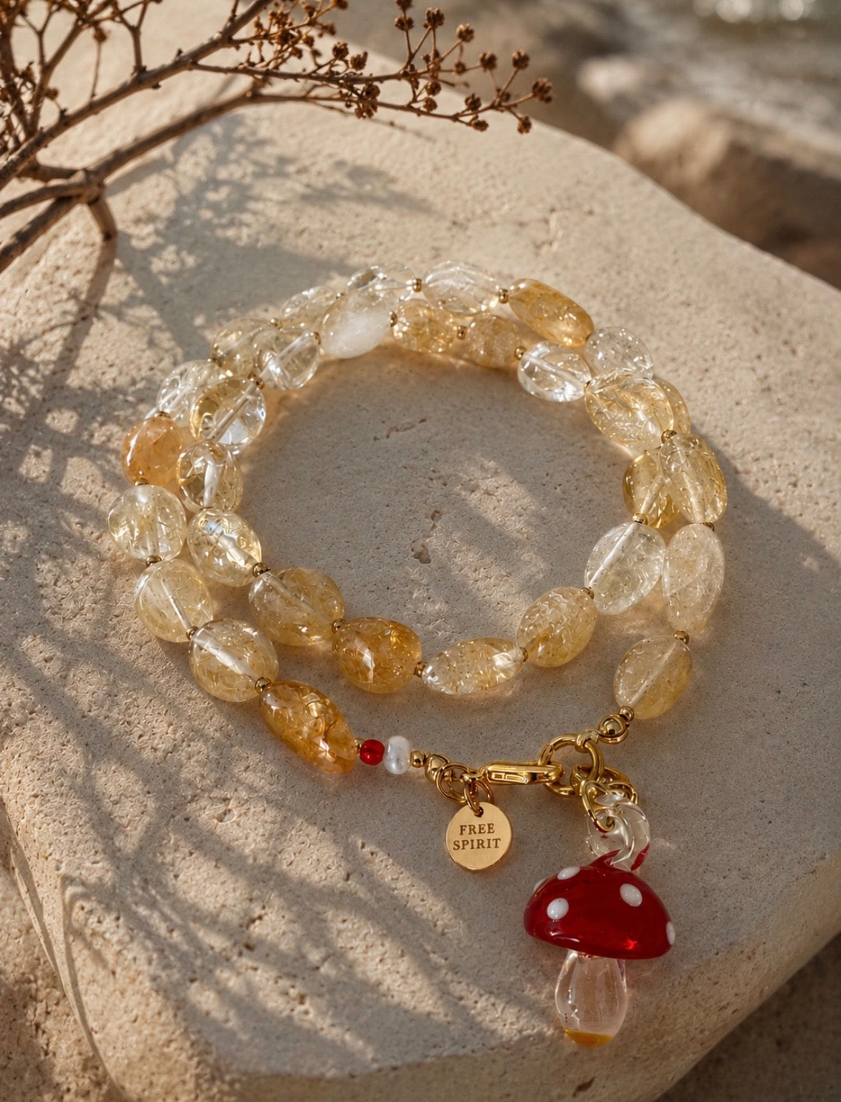 Honey Citrine necklace