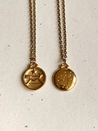 Two-Sided Zodiac Necklace