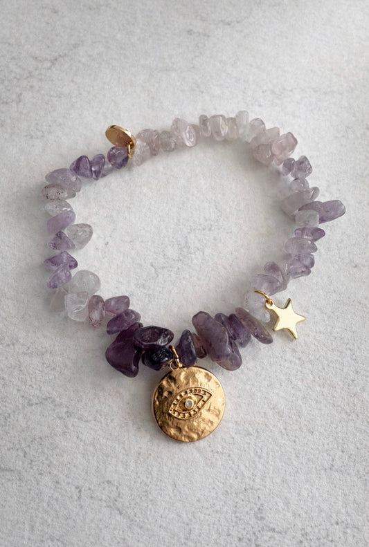Amethyst Eye bracelet