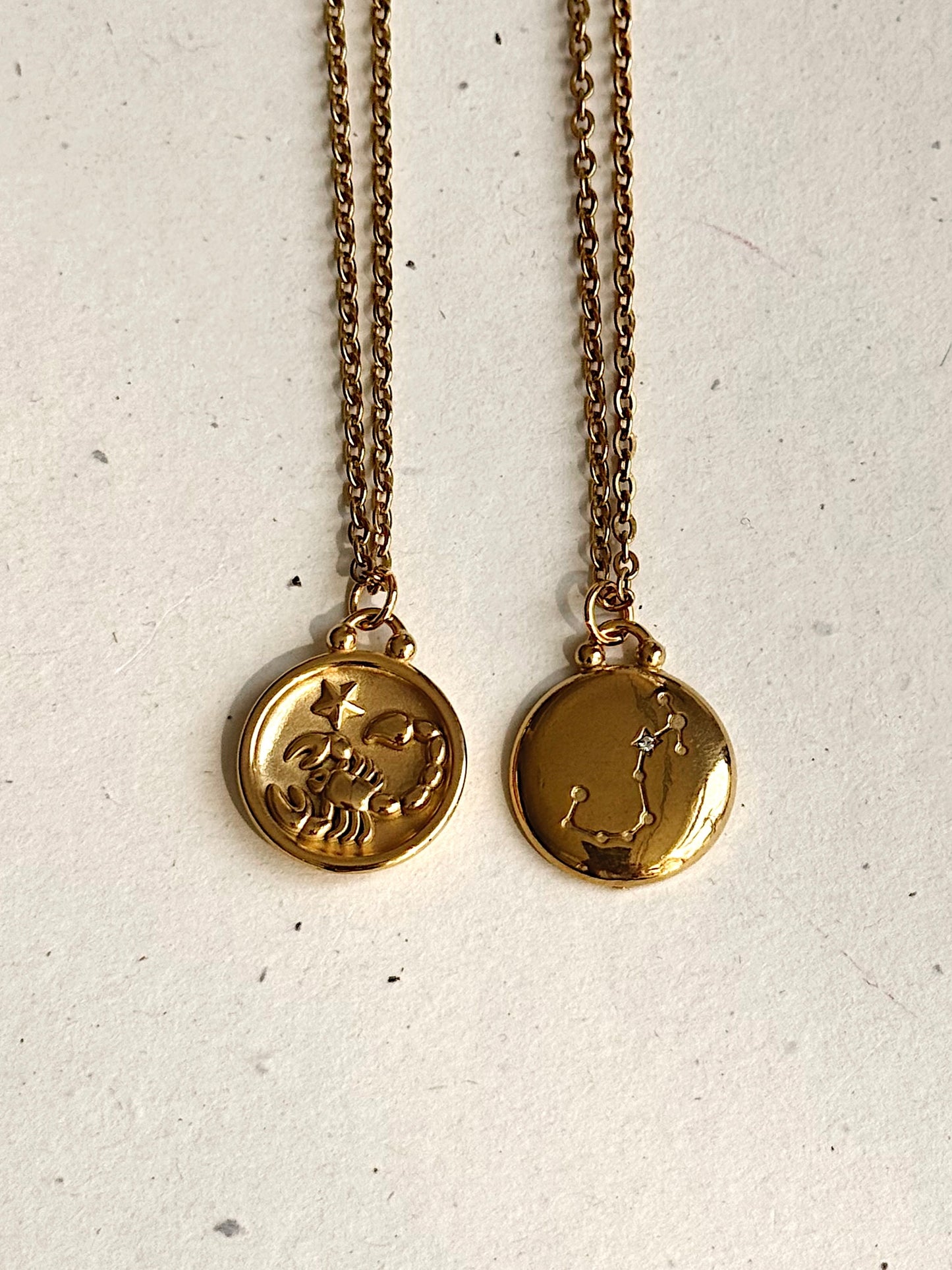Two-Sided Zodiac Necklace