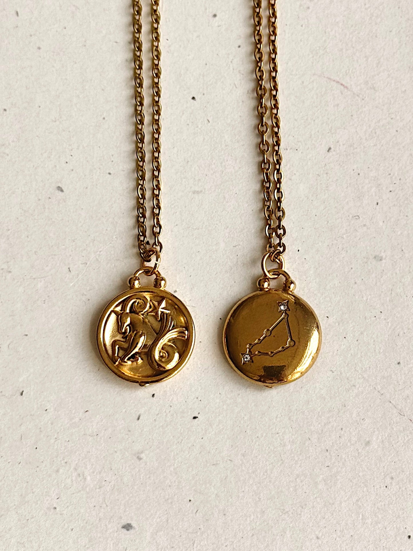 Two-Sided Zodiac Necklace