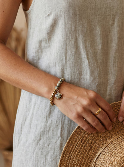 Dalmatian Star Bracelet