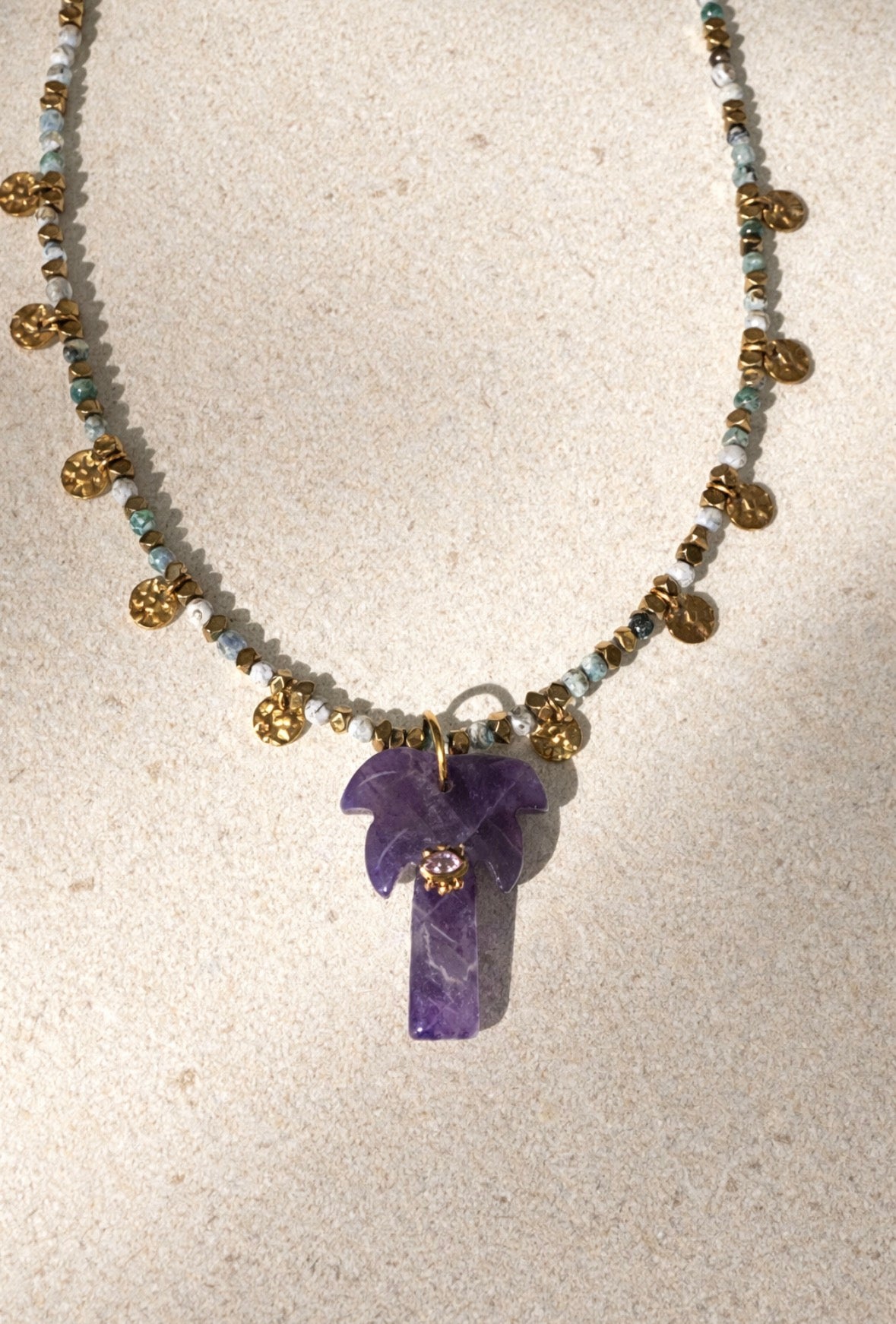Amethyst Palm necklace