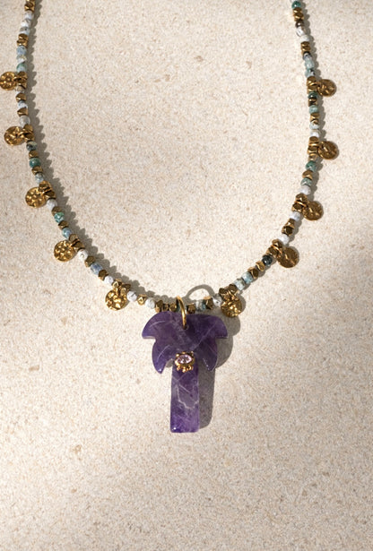 Amethyst Palm necklace