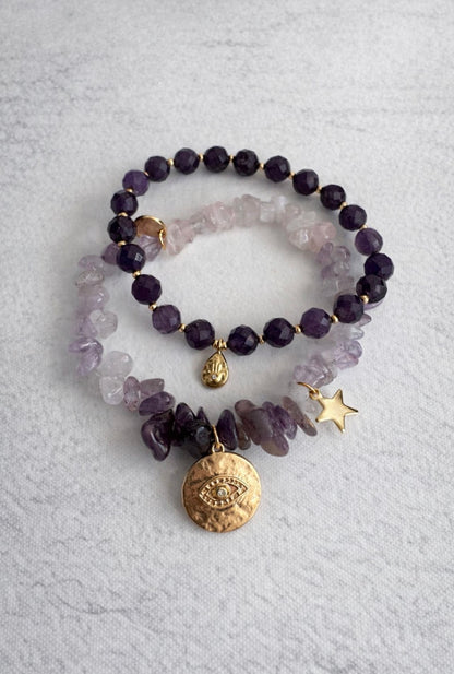 Amethyst Eye bracelet