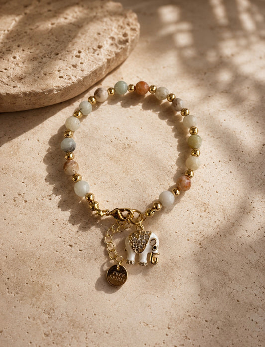 Amazonite lucky bracelet