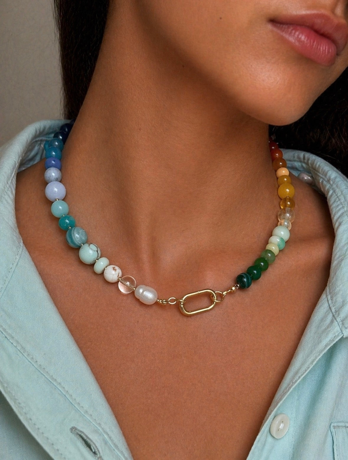 Power Chakra Necklace - limited free gift pouch