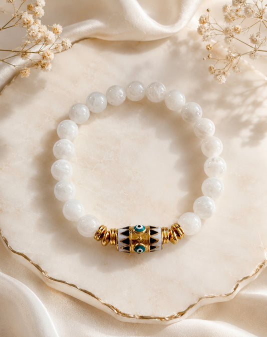 Lunar Guardian bracelet - moonstone