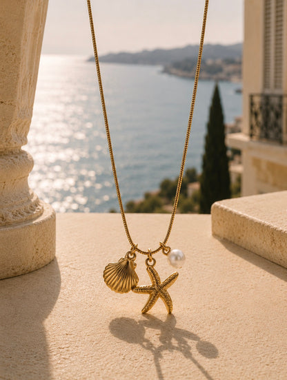 Atlantis Muse set necklace+earrings
