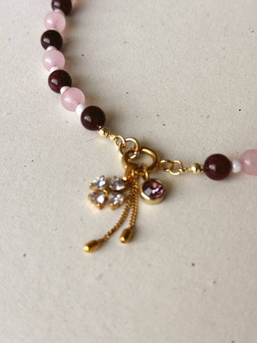 Crimson Bloom necklace