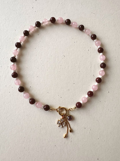 Crimson Bloom necklace