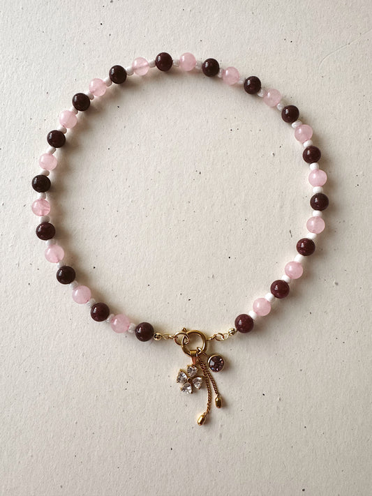 Crimson Bloom necklace