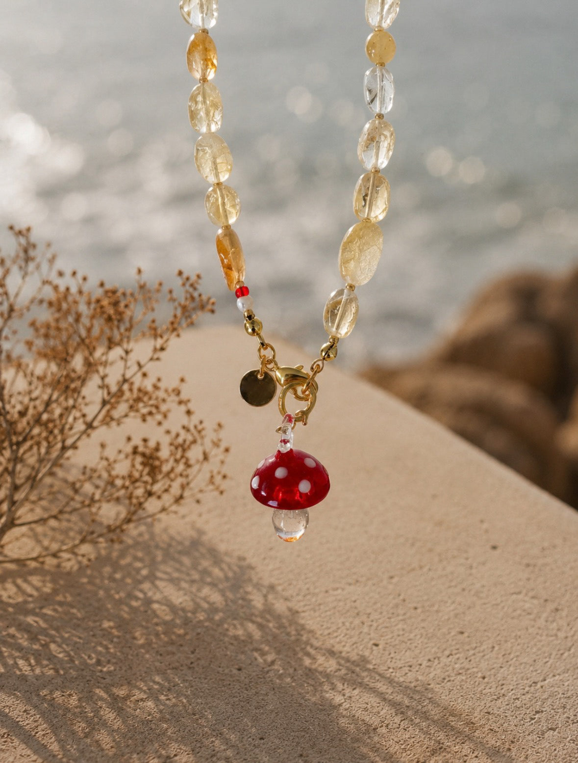 Honey Citrine necklace
