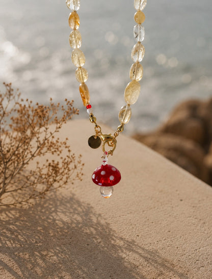 Honey Citrine necklace