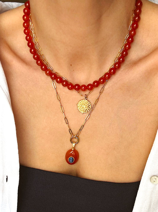 Carnelian necklace