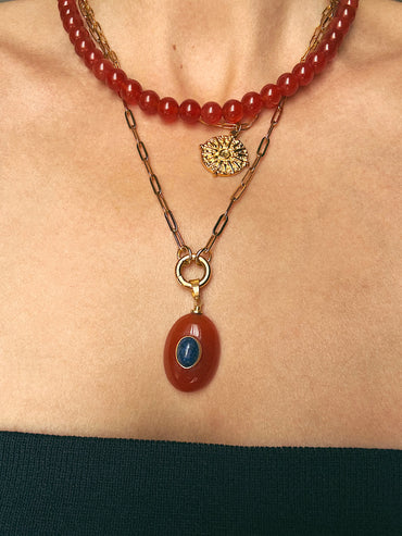 Fire & Depth talisman necklace