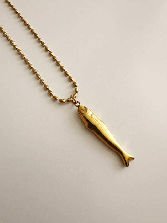 Golden Fish necklace chain