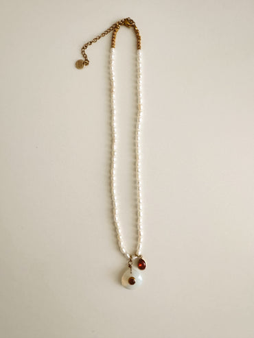 Pearl Talisman necklace - opal