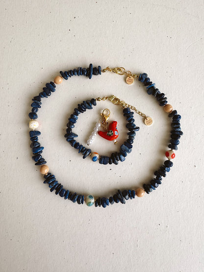 Lapis Lazuli Murano set image 5