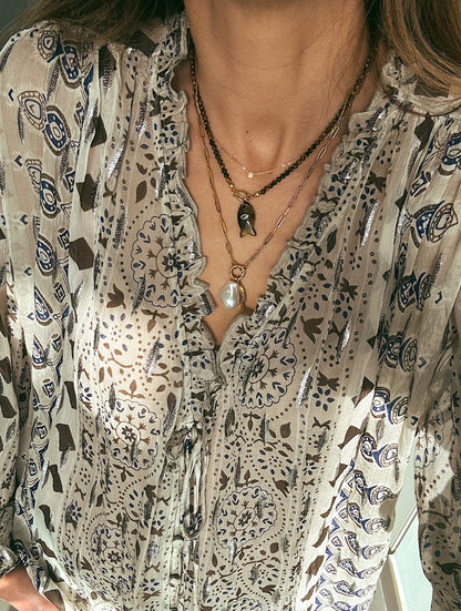 Focus & Flow necklace - Tiger eye  image 1